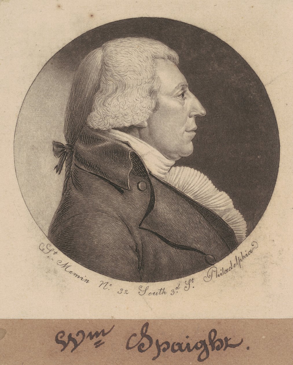 William Spaight av Charles B. J. Févret de Saint Mémin
