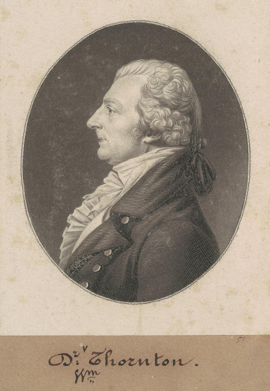 William Thornton av Charles B. J. Févret de Saint Mémin