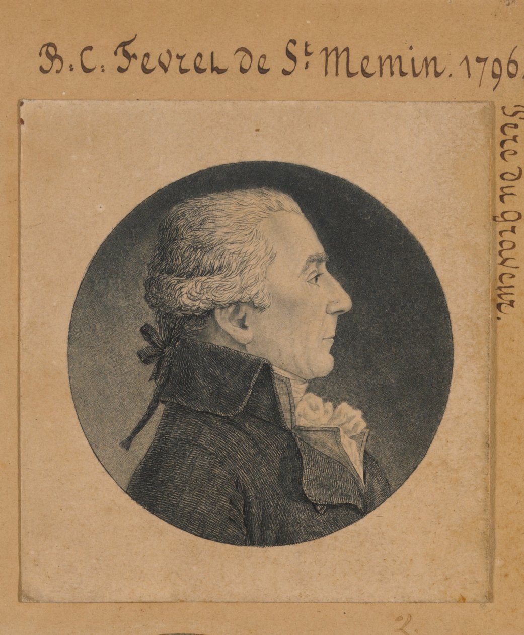 Bénigne-Charles Févret de Saint-Mémin av Charles Balthazar Julien Févret de Saint-Mémin