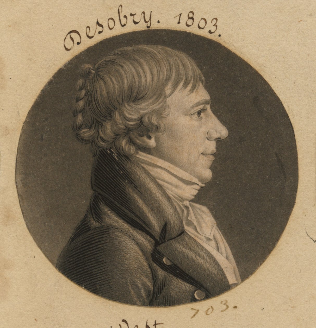Desobry av Charles Balthazar Julien Févret de Saint-Mémin