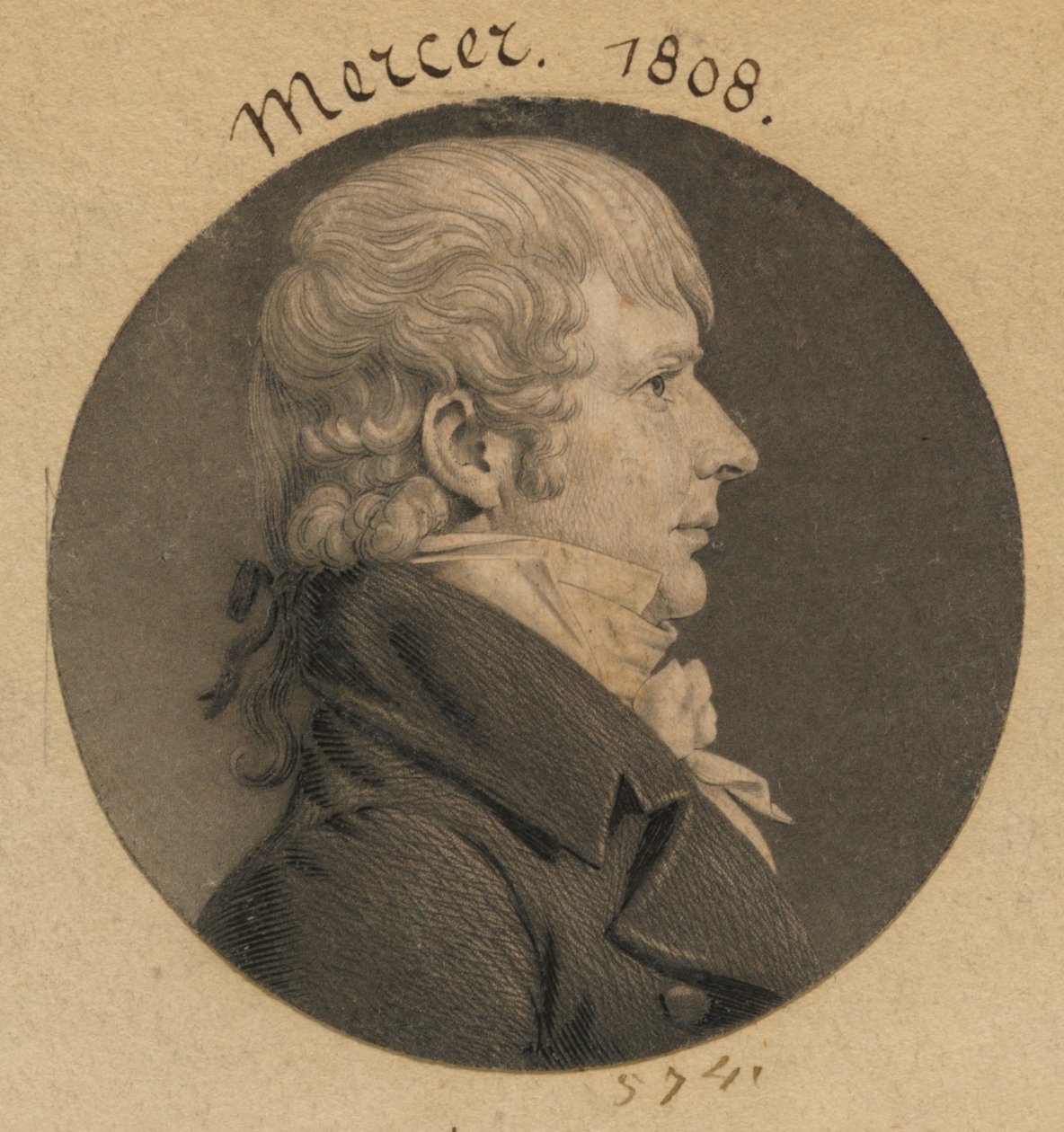 Hugh Tenant Weedon Mercer av Charles Balthazar Julien Févret de Saint-Mémin