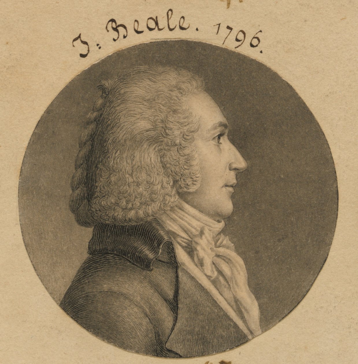 J. Beale av Charles Balthazar Julien Févret de Saint-Mémin
