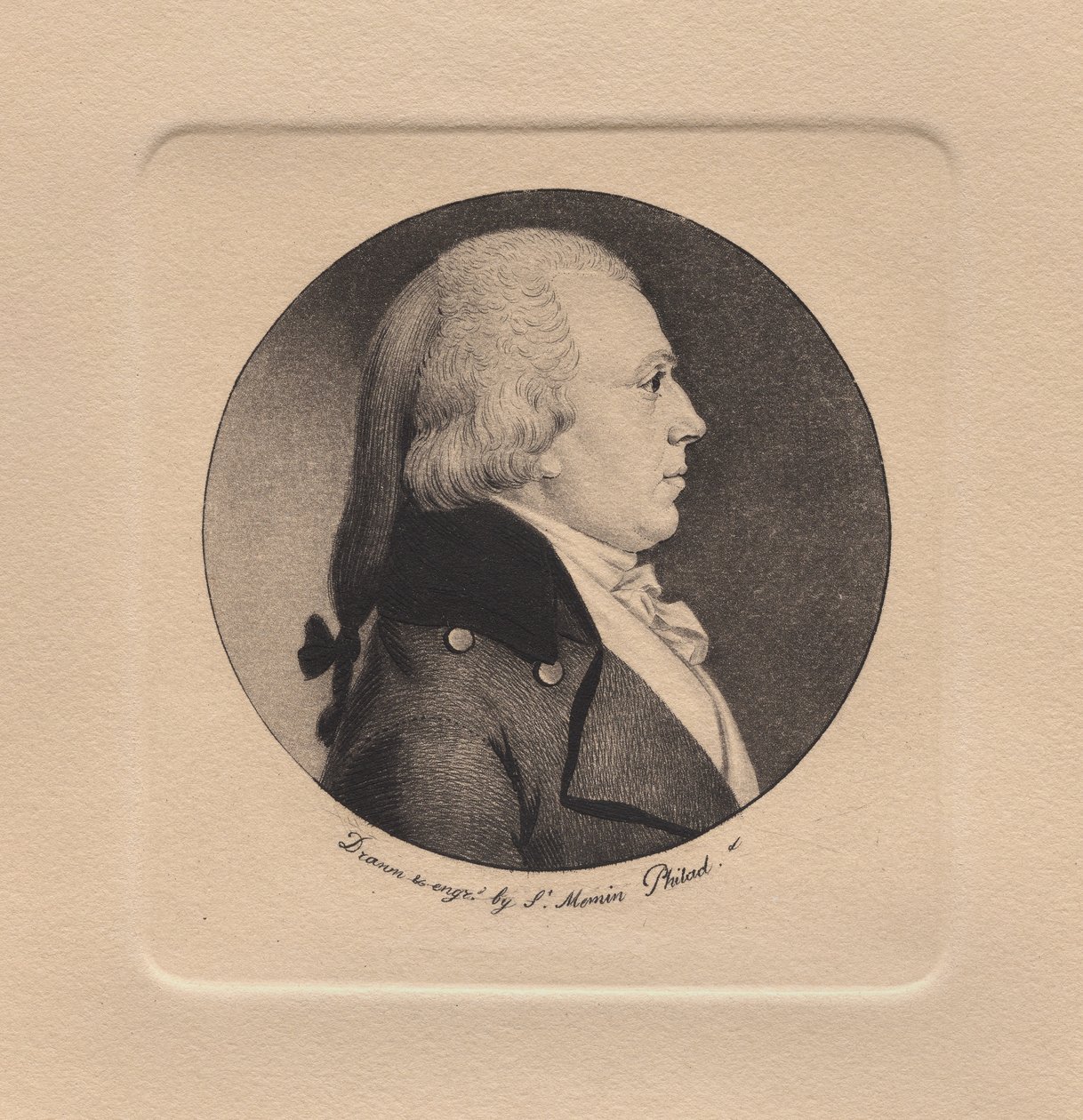 John Bohlen av Charles Balthazar Julien Févret de Saint-Mémin
