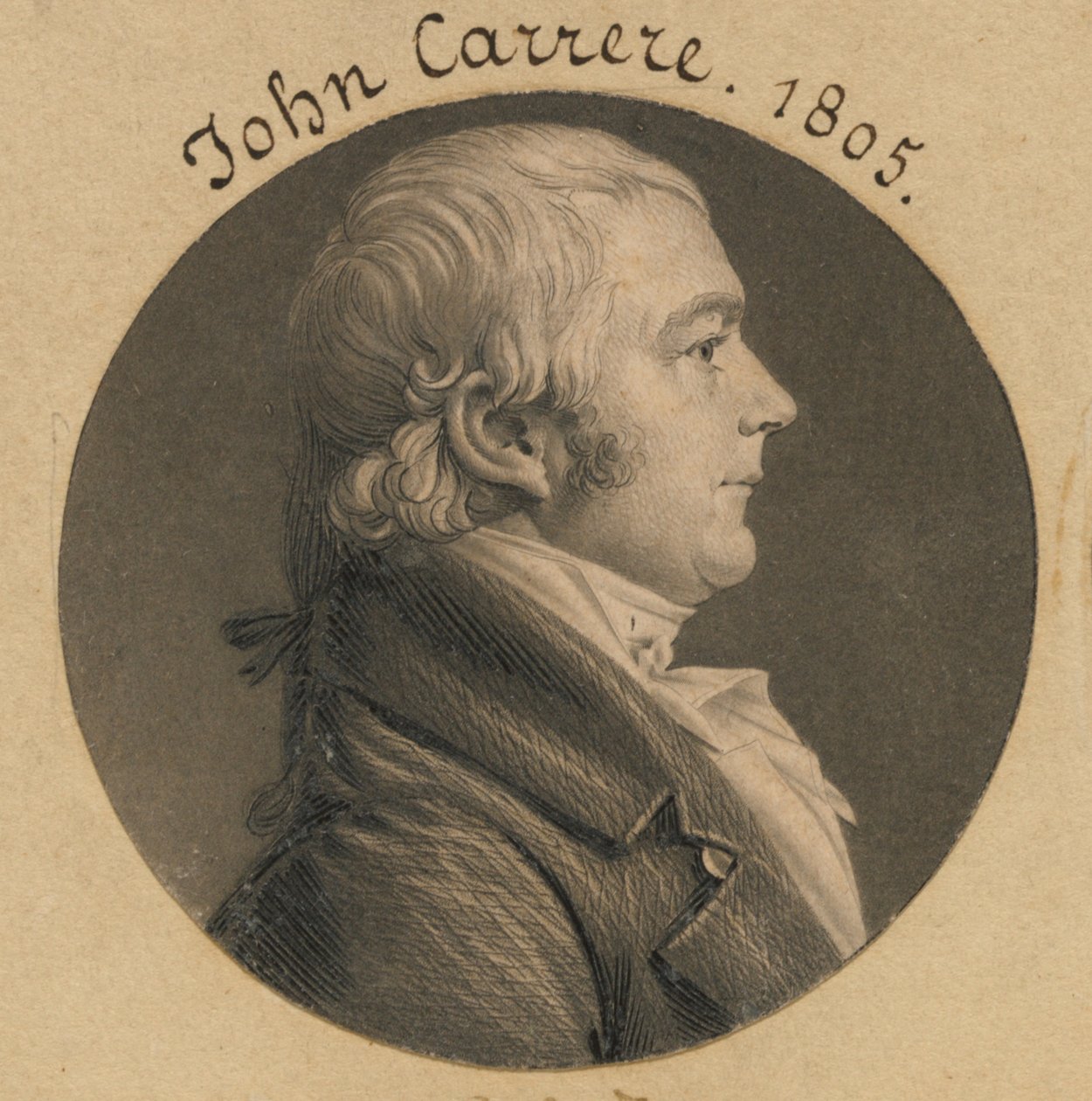 John Carrere av Charles Balthazar Julien Févret de Saint-Mémin
