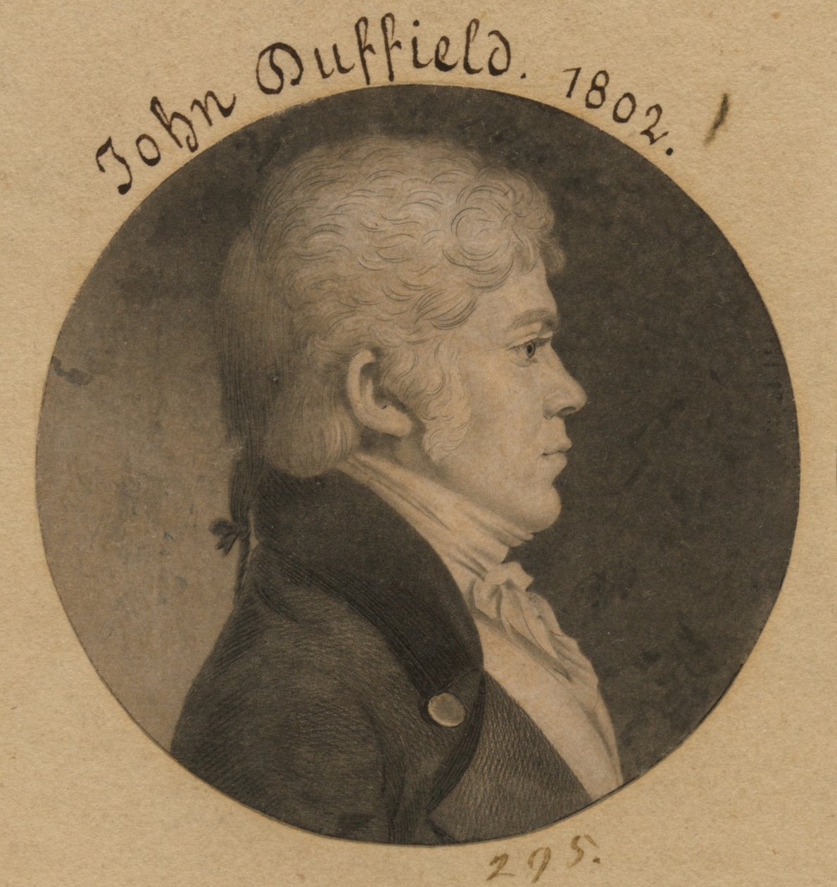 John Duffield av Charles Balthazar Julien Févret de Saint-Mémin