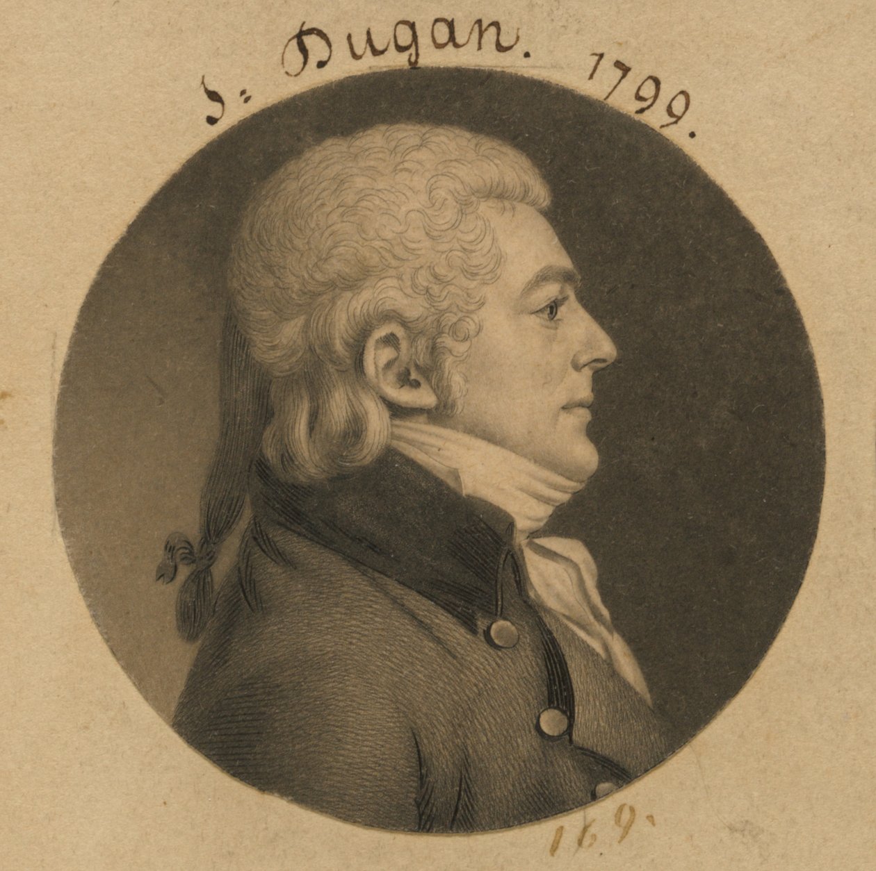 John Dugan av Charles Balthazar Julien Févret de Saint-Mémin