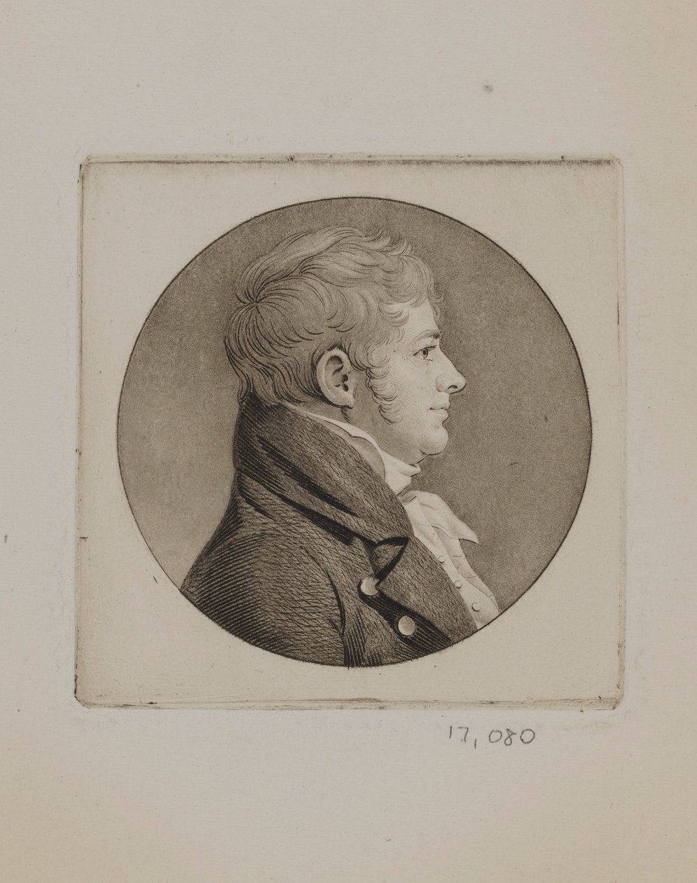 Dommer Joseph Hopper Nicholson av Charles Balthazar Julien Févret de Saint-Mémin