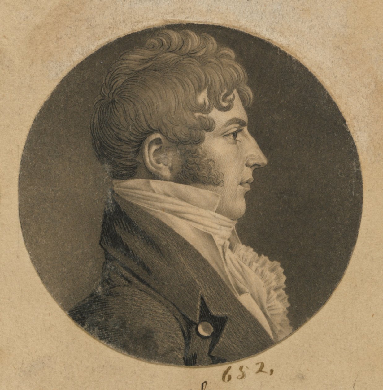 Nathaniel Heyward, Jr. av Charles Balthazar Julien Févret de Saint-Mémin