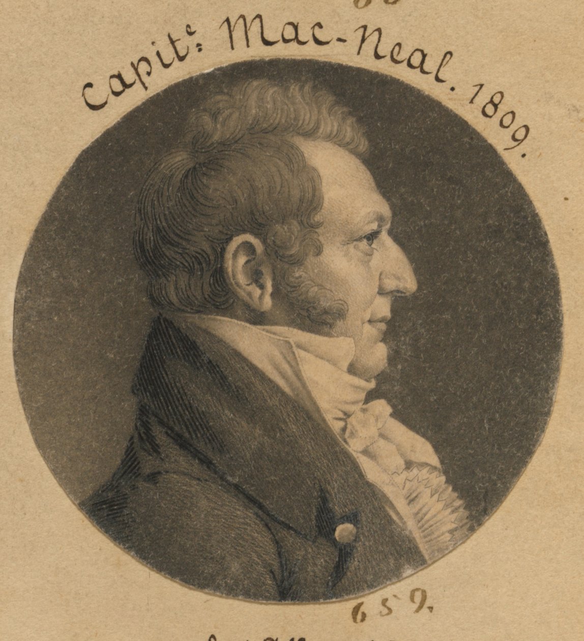 Neil McNeill av Charles Balthazar Julien Févret de Saint-Mémin