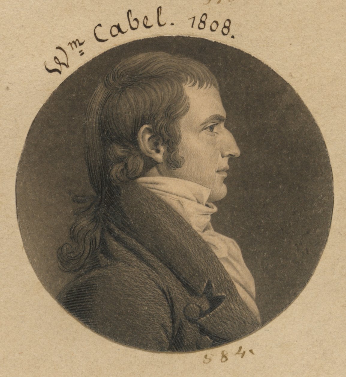 Nicholas Cabell, Jr. av Charles Balthazar Julien Févret de Saint-Mémin