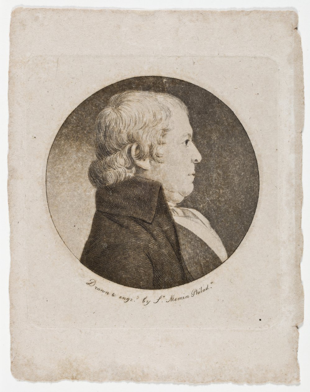 Paul Revere av Charles Balthazar Julien Févret de Saint Mémin