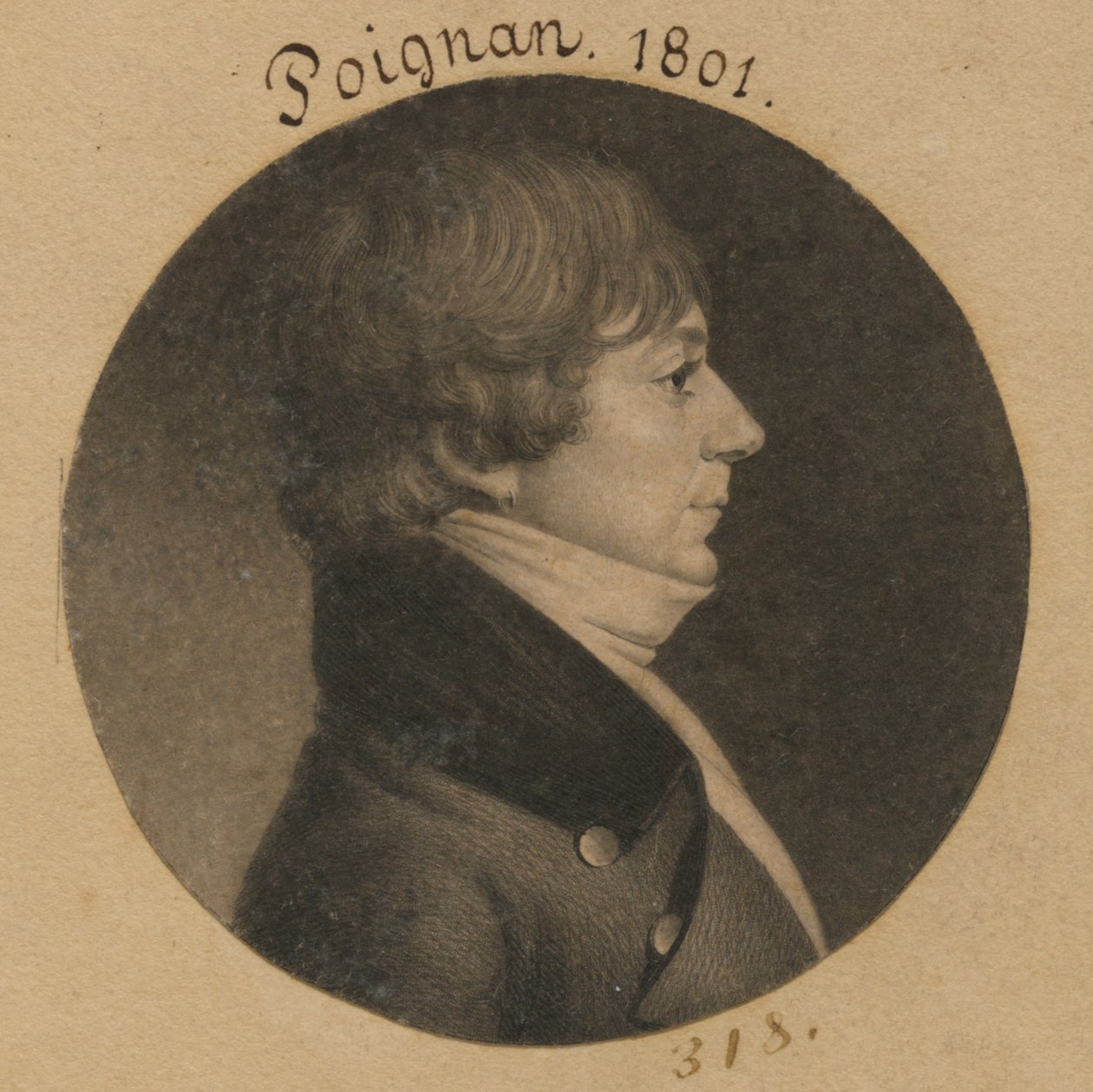 Poignan av Charles Balthazar Julien Févret de Saint-Mémin