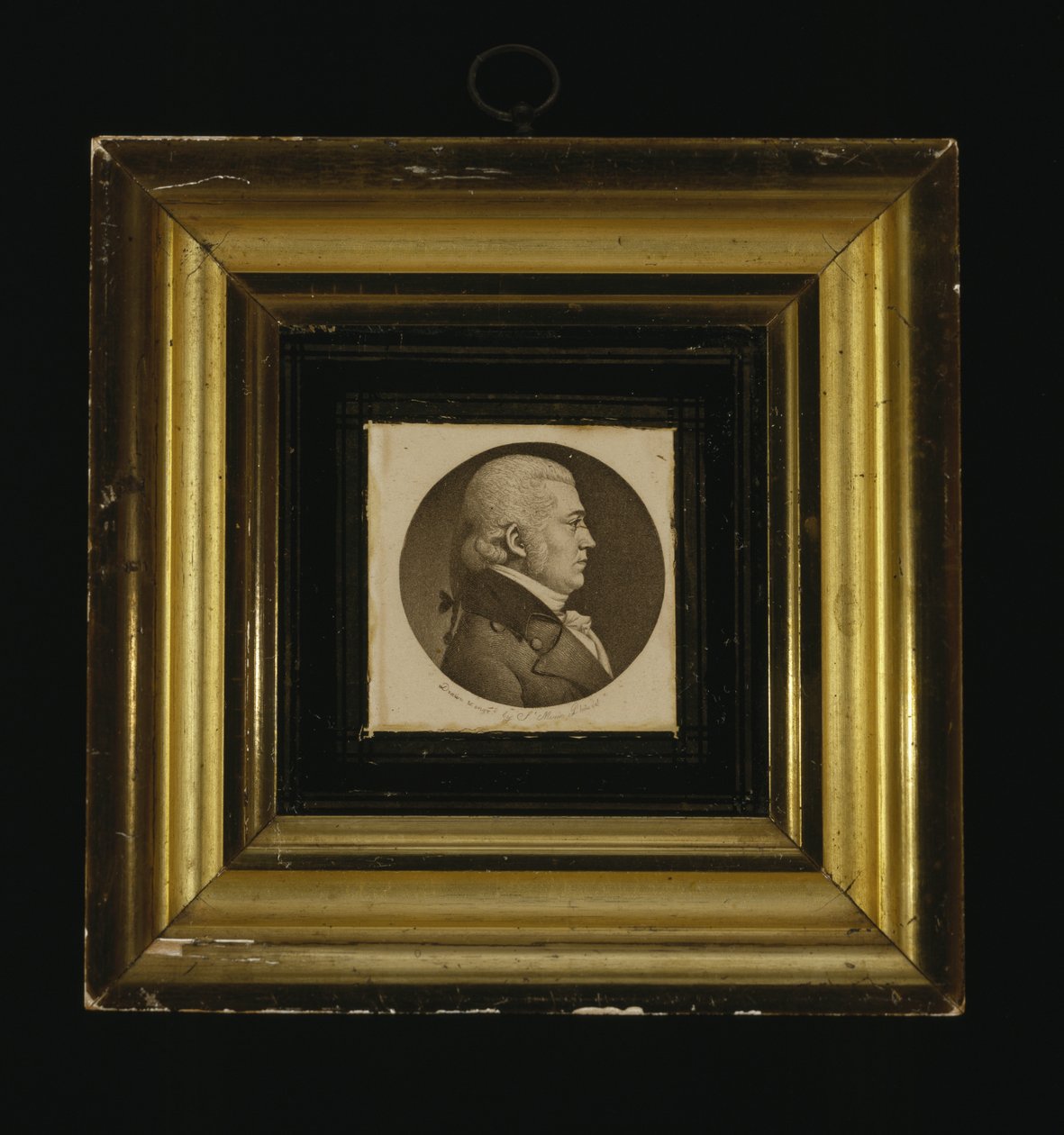 Portrett av James Ashton Bayard av Charles Balthazar Julien Févret de Saint Mémin