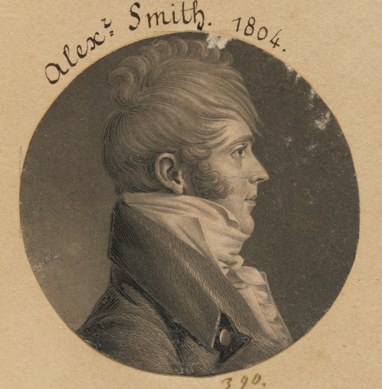 Muligens Alexander Smith av Charles Balthazar Julien Févret de Saint-Mémin