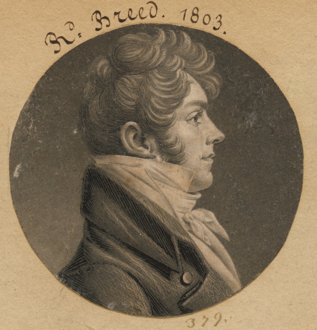 Richard Brent av Charles Balthazar Julien Févret de Saint-Mémin