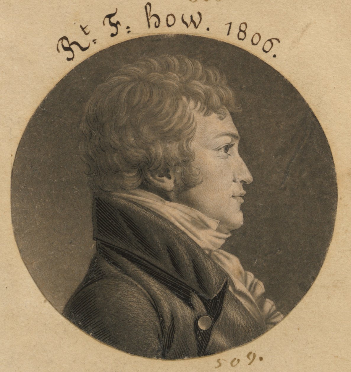 Robert F. How av Charles Balthazar Julien Févret de Saint-Mémin
