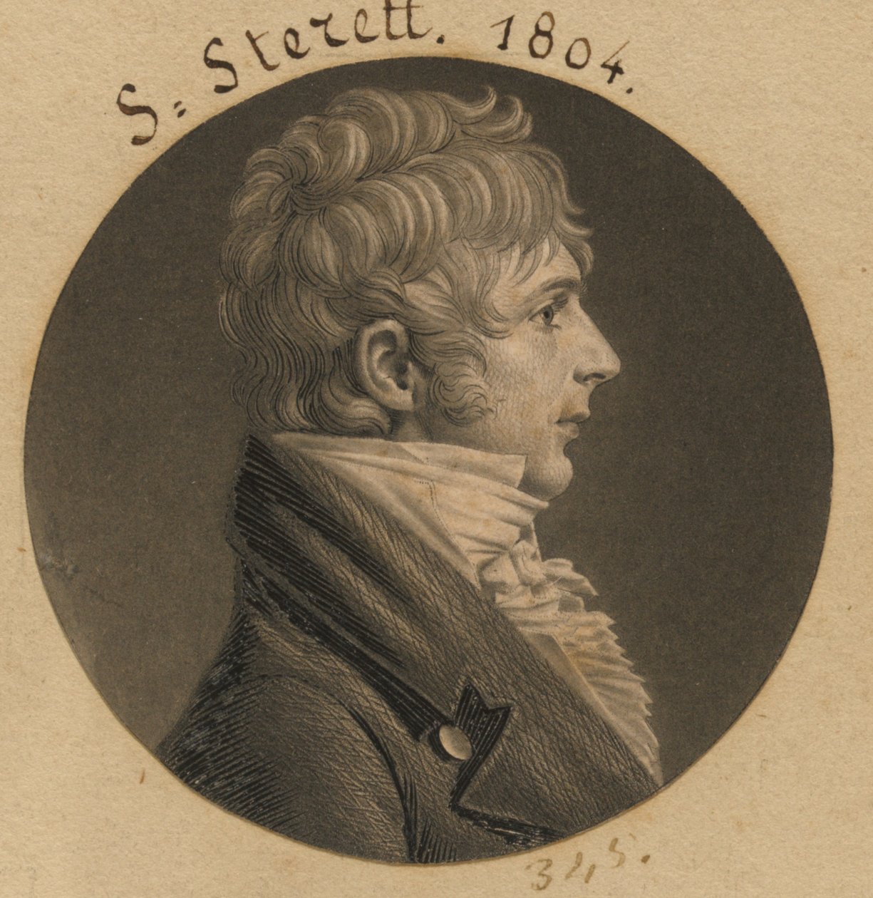 S. Sterett av Charles Balthazar Julien Févret de Saint-Mémin