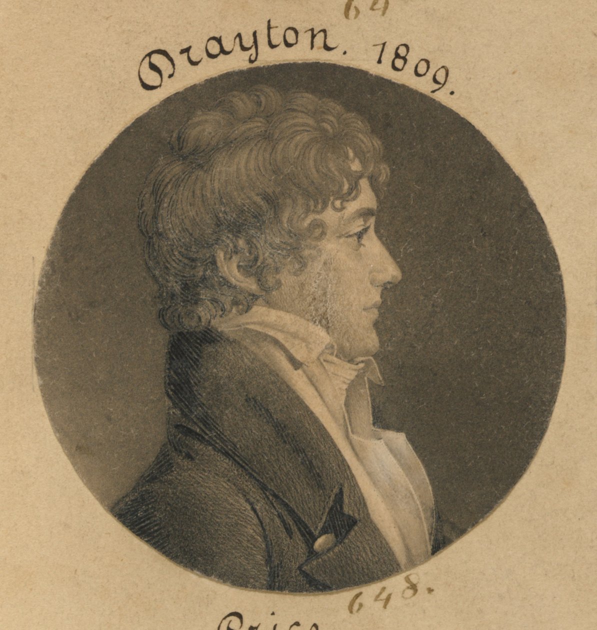 William Drayton av Charles Balthazar Julien Févret de Saint-Mémin