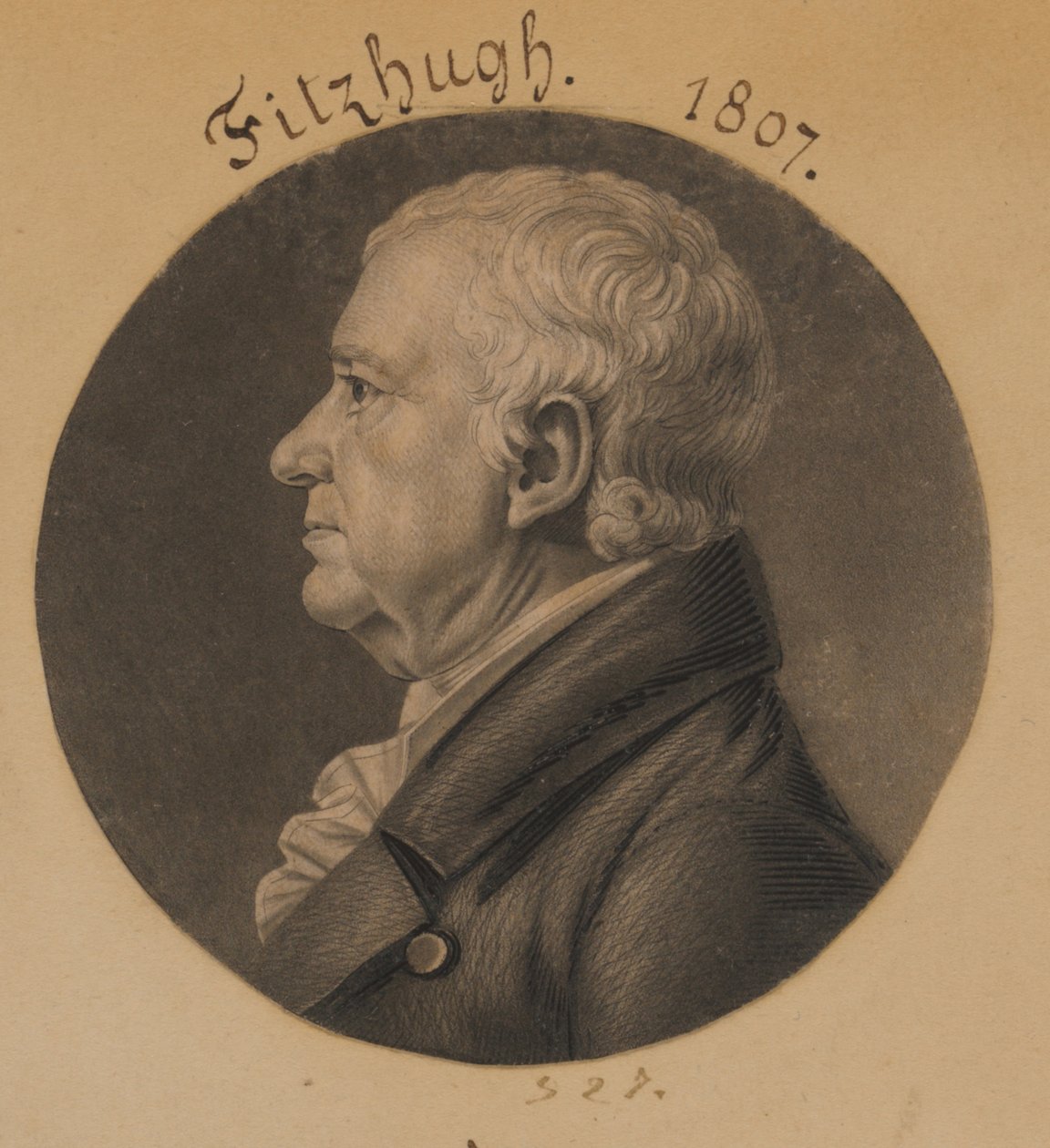 William Fitzhugh av Charles Balthazar Julien Févret de Saint-Mémin