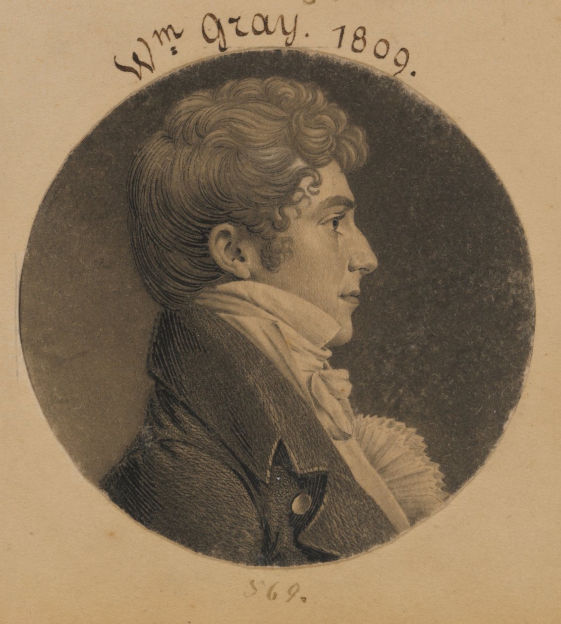 William Gray av Charles Balthazar Julien Févret de Saint-Mémin