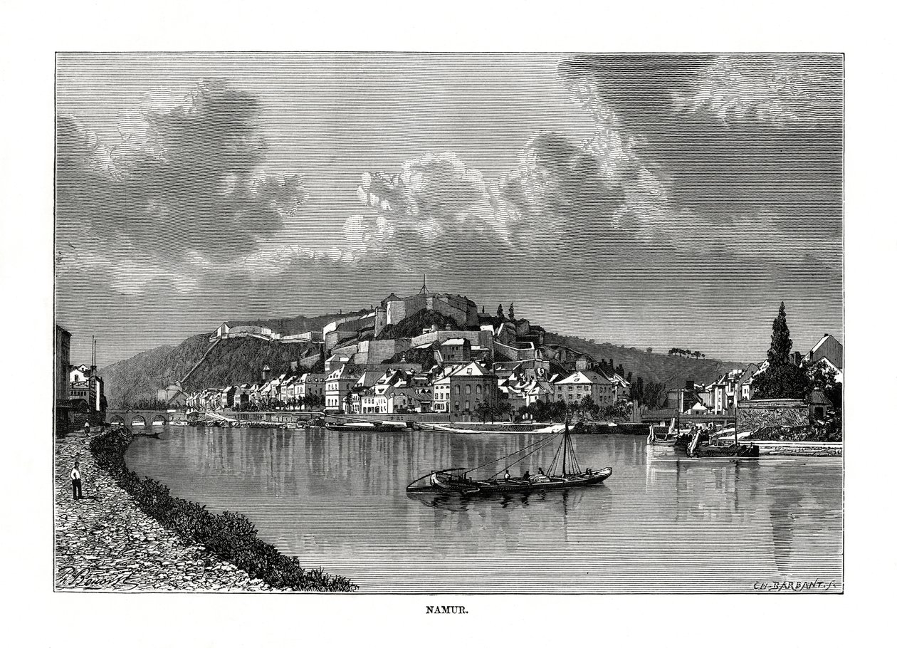 Namur, Belgia, 1879 av Charles Barbant