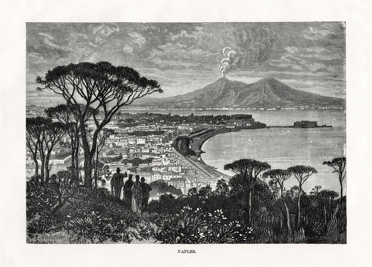 Napoli, Italia, 1879 av Charles Barbant