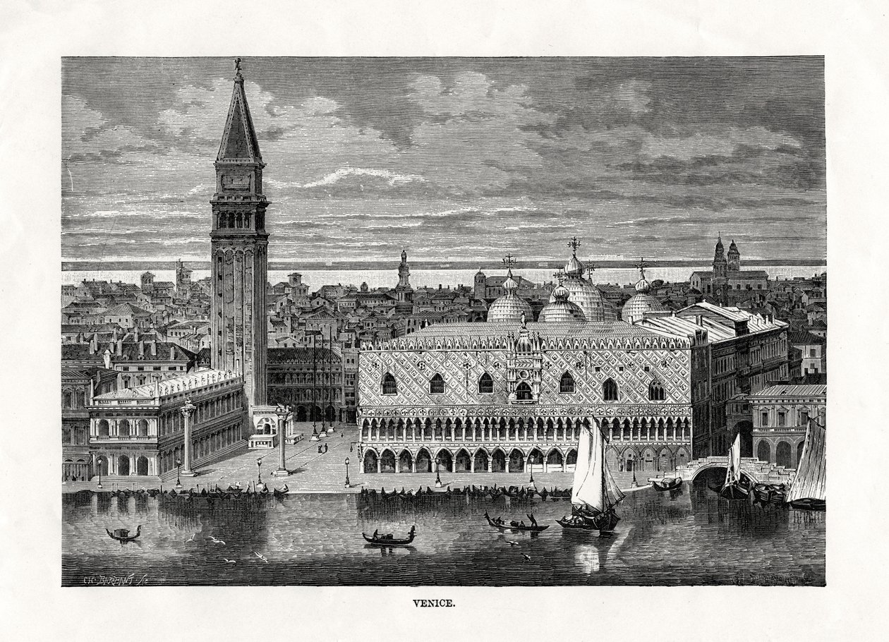 Venezia, Italia, 1879 av Charles Barbant