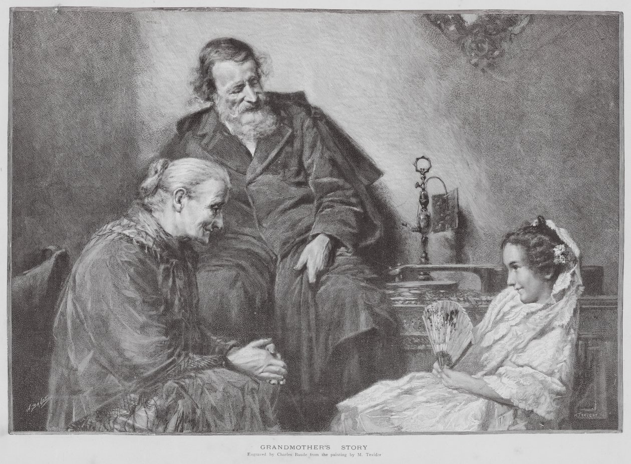 Bestemors historie (lito) av Charles Baude