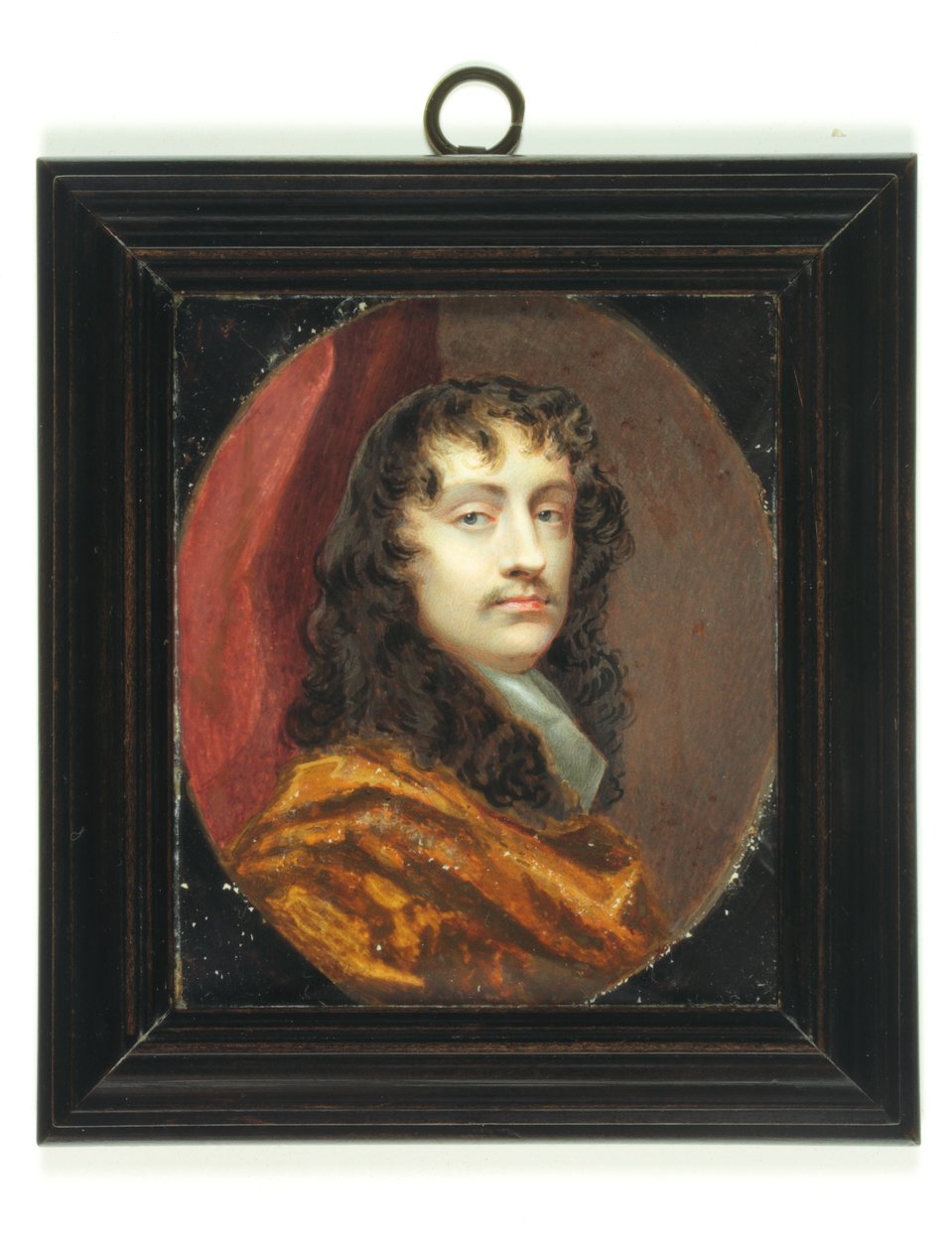 Sir Peter Lely (akvarell på elfenben) av Charles Beale