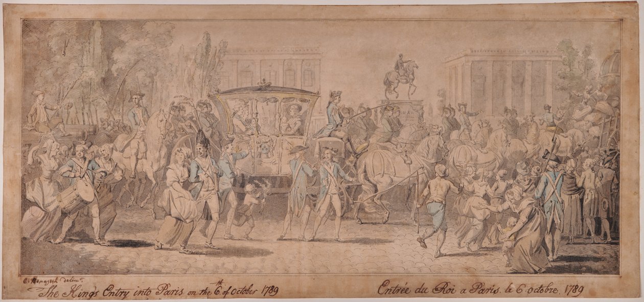 Kongens inntog i Paris av Charles Benazech