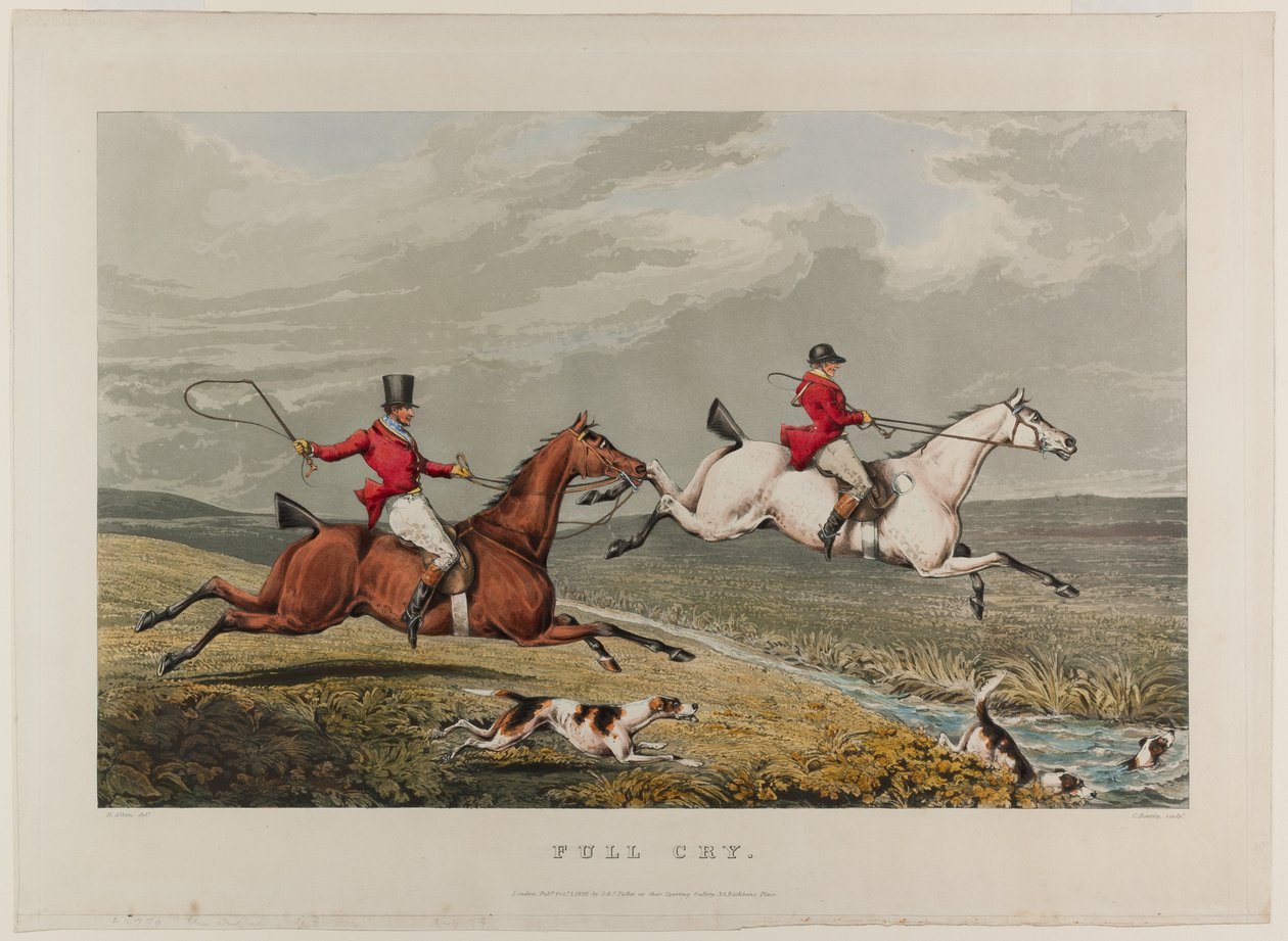 Full Cry, fra Fox Hunting av Charles Bentley