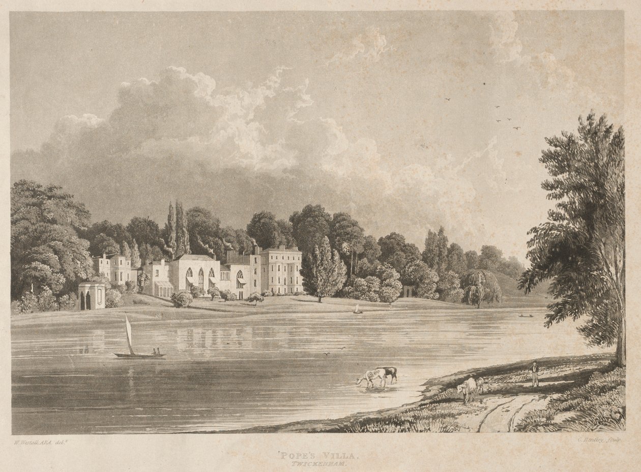 Pope's Villa, Twickenham av Charles Bentley