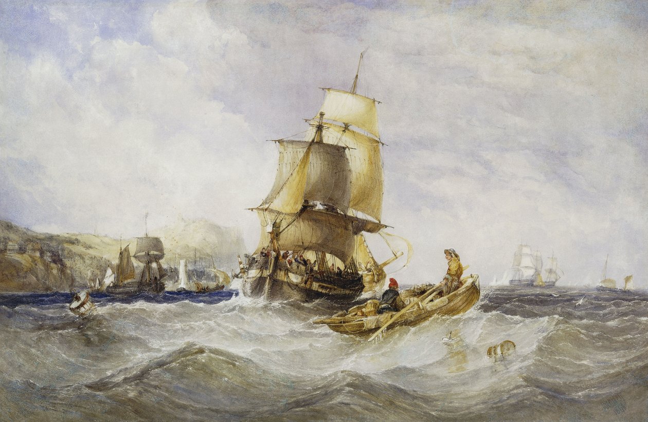 Frakt fra Scarborough, 1848 av Charles Bentley