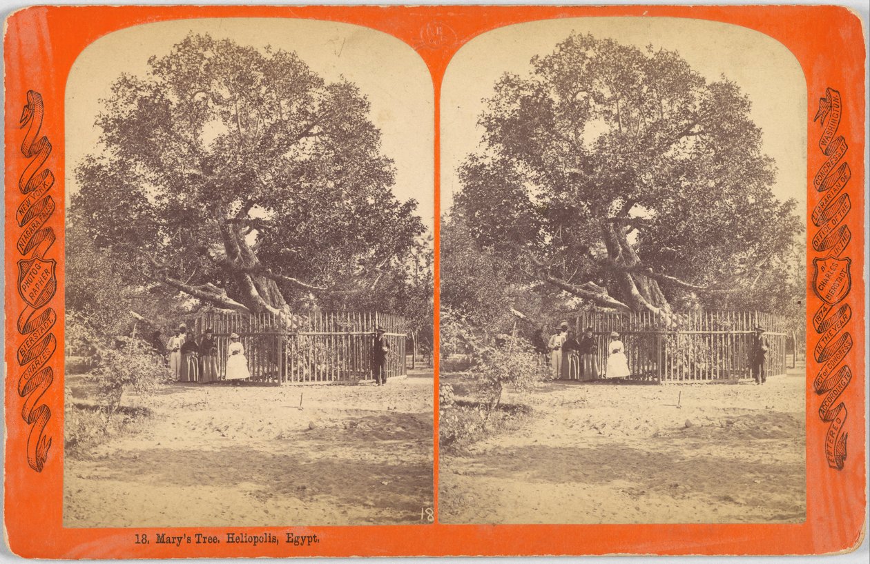 Marias tre. Heliopolis, Egypt av Charles Bierstadt