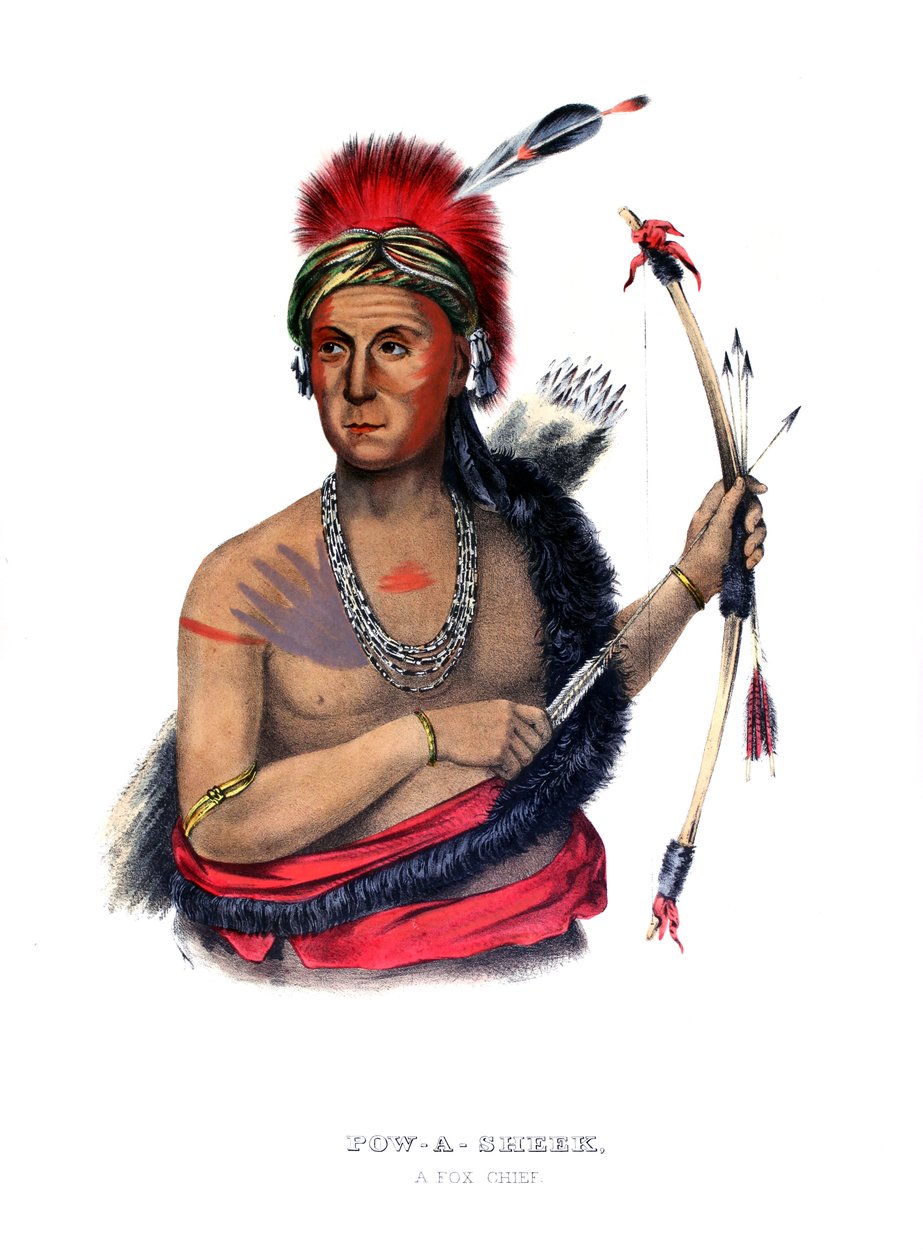 Powasheek av Charles Bird (after) King