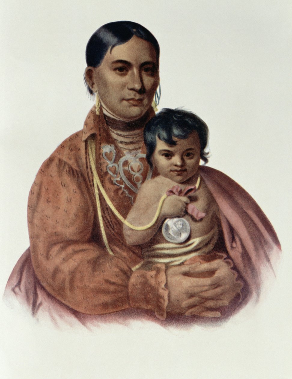 Do-Hon-Go, en Osage Woman, illustrasjon fra 