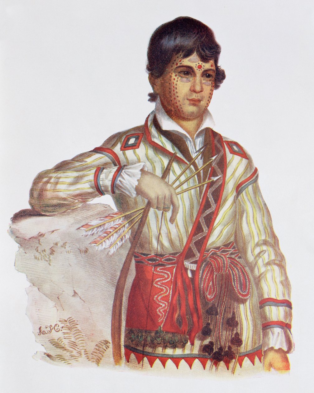 Mistipee, Son of Yoholo-Micco, illustrasjon fra 