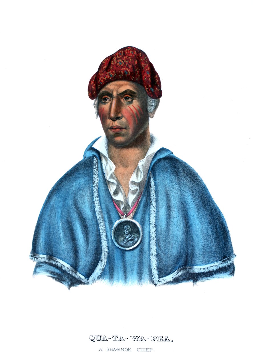 Quatawapea, eller oberst Lewis av Charles Bird King