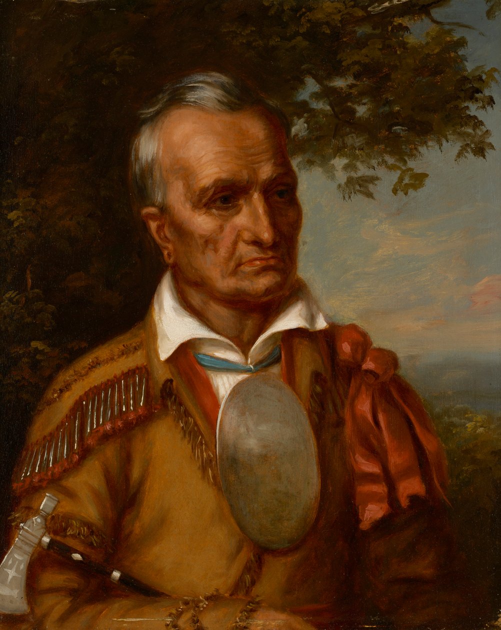 Rød jakke, Seneca-sjef (Sagoyewatha) (ca. 1758-1830) av Charles Bird King