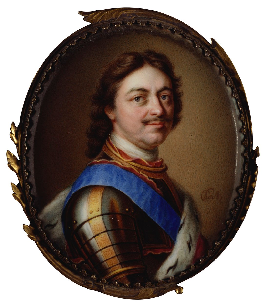 Portrett av keiser Peter I den store 1672-1725, 1717. av Charles Boit