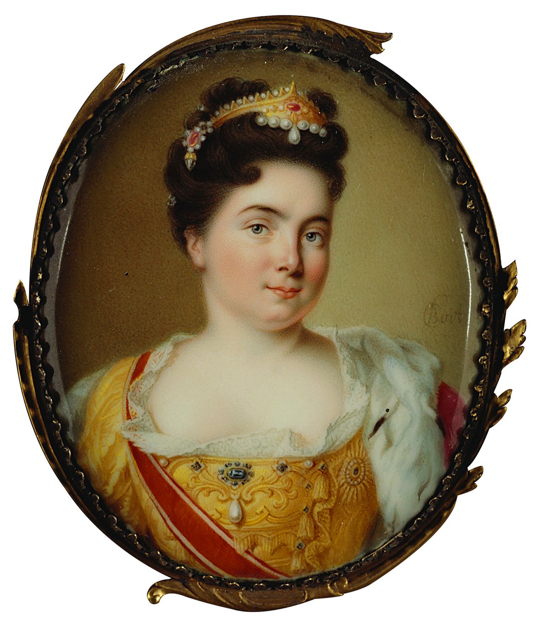 Portrett av keiserinne Catherine I. 1684-1727, 1717. av Charles Boit