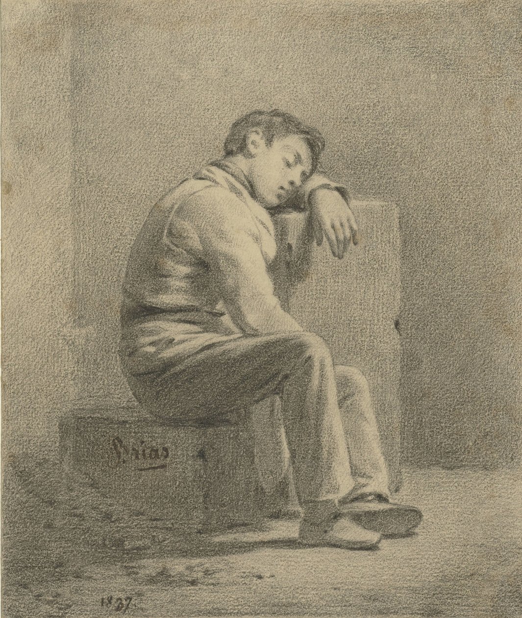 sovende gutt av Charles Brias