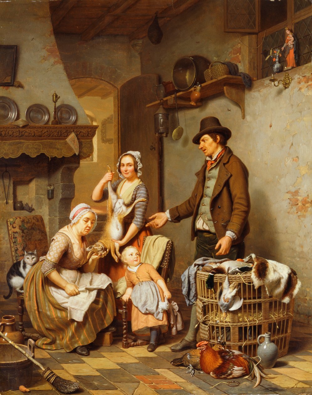Spillselgeren, 1841 av Charles Brias