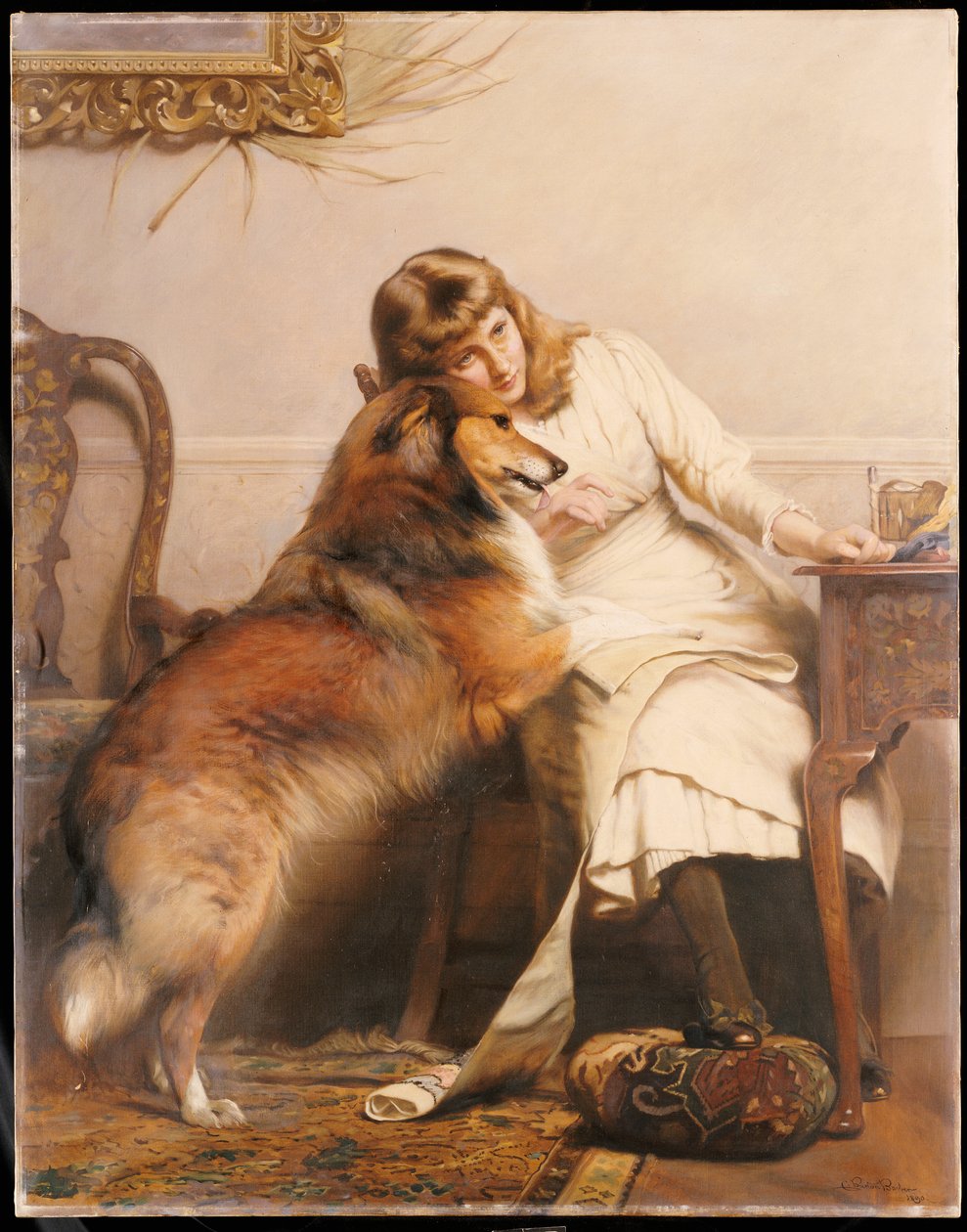 Kjæreste, 1890 av Charles Burton Barber