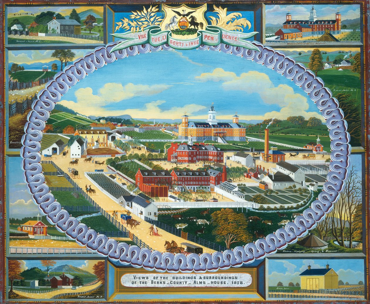 Berks County Almshouse, 1878 av Charles C. Hofmann
