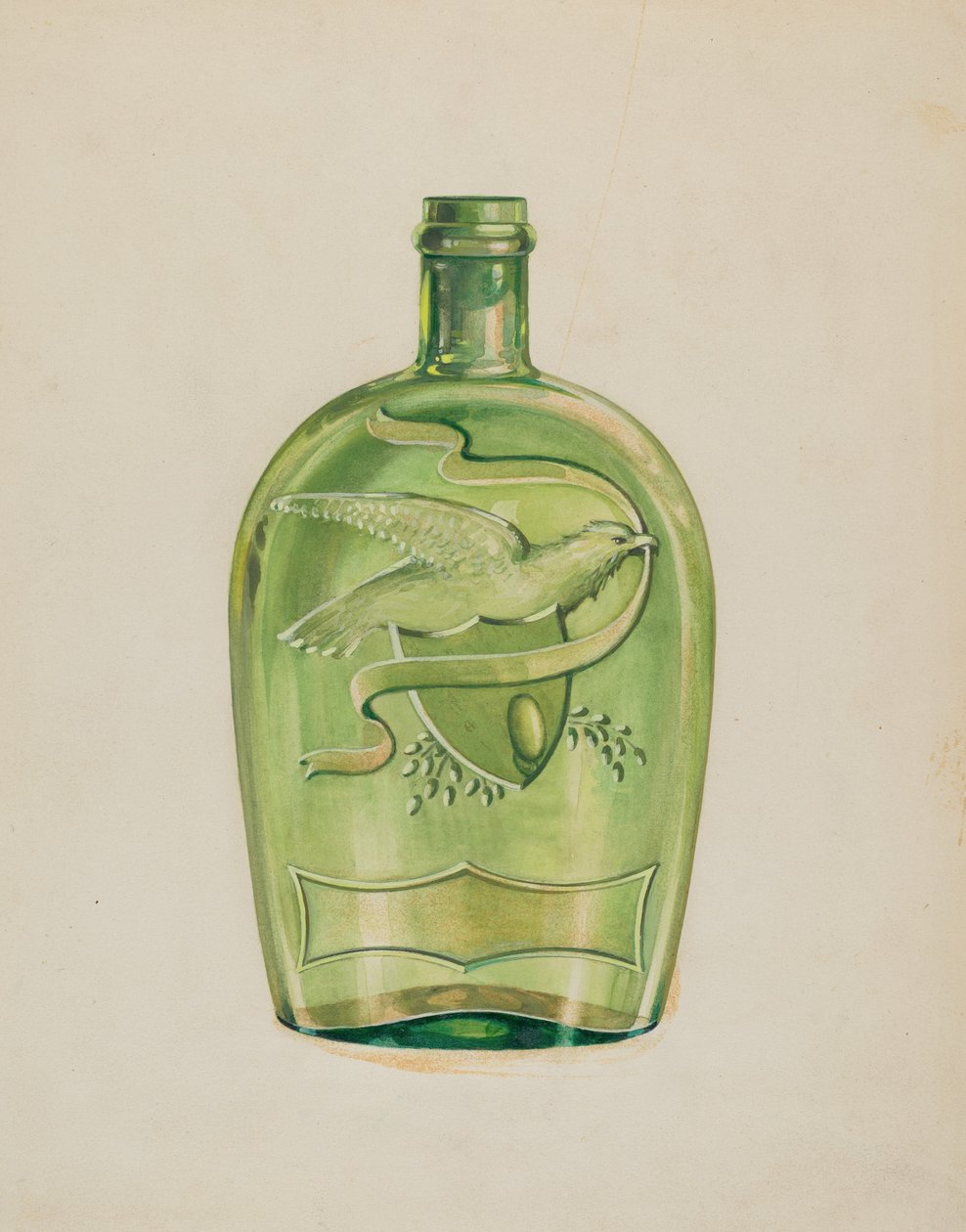 Brennevinsflaske av Charles Caseau