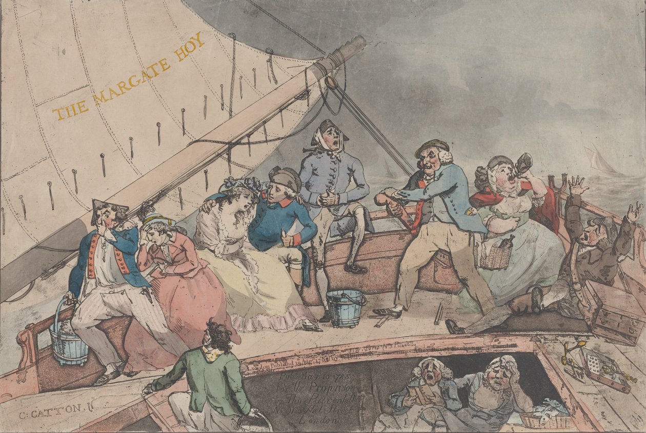 På vei, 19. august 1789. av Charles Catton the Younger