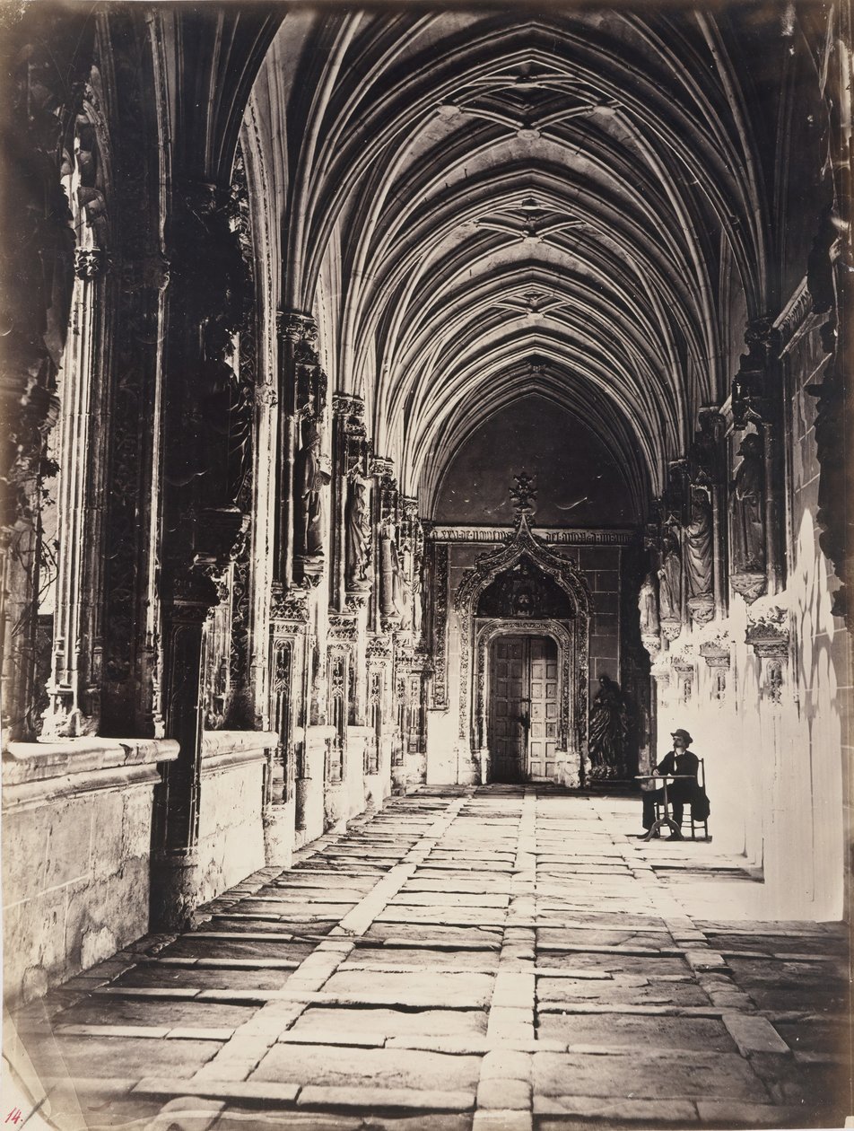 [Cloisters of the Church of Saint John of the Kings, Toledo, Spania], ca. 1858. av Charles Clifford