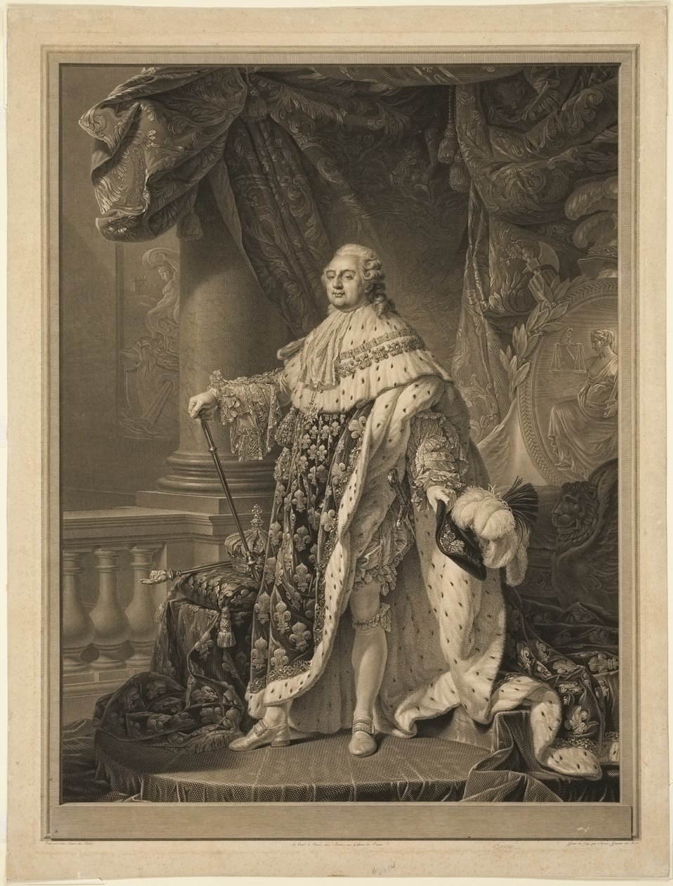 Ludvig XVI av Charles Clément Bervic