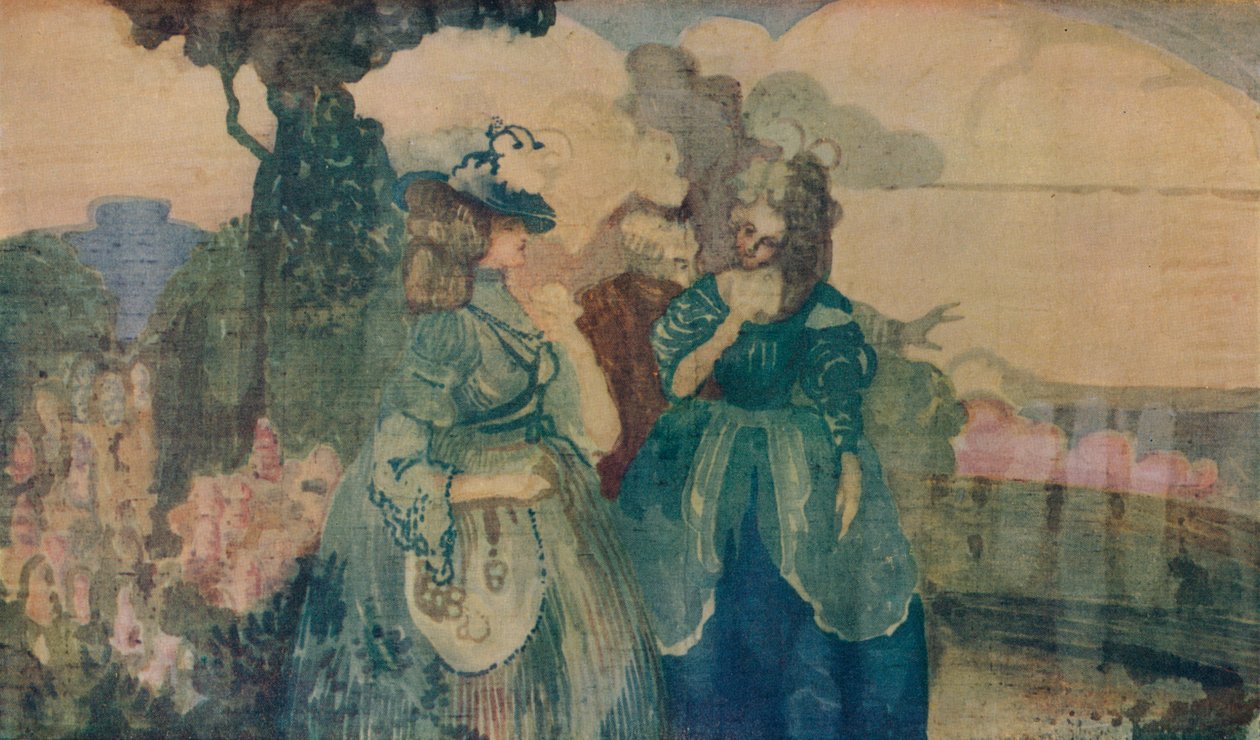 In the Blue Country eller Colloque Sentimentale, c1895 av Charles Edward Conder